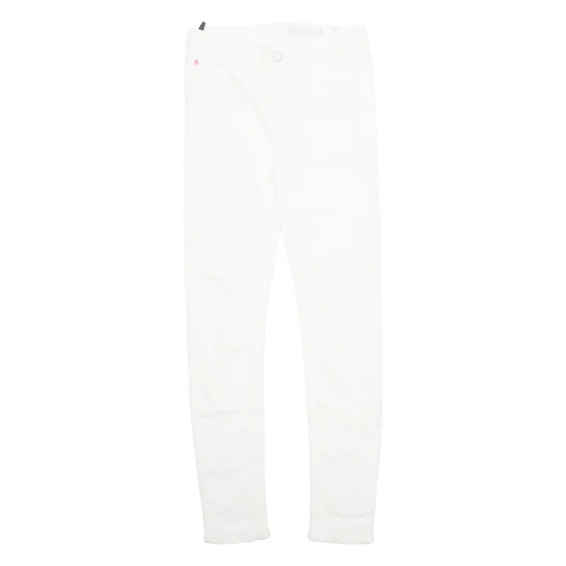 Replay Womens Trousers White Regular Skinny W26 L27 1