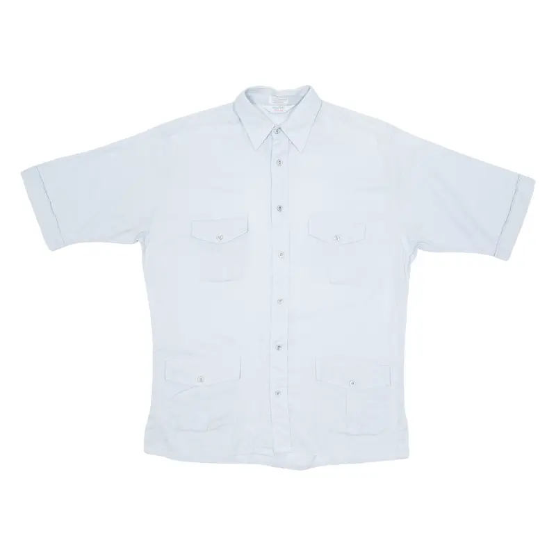 Resisto Flash Mens Plain Shirt Blue S 1
