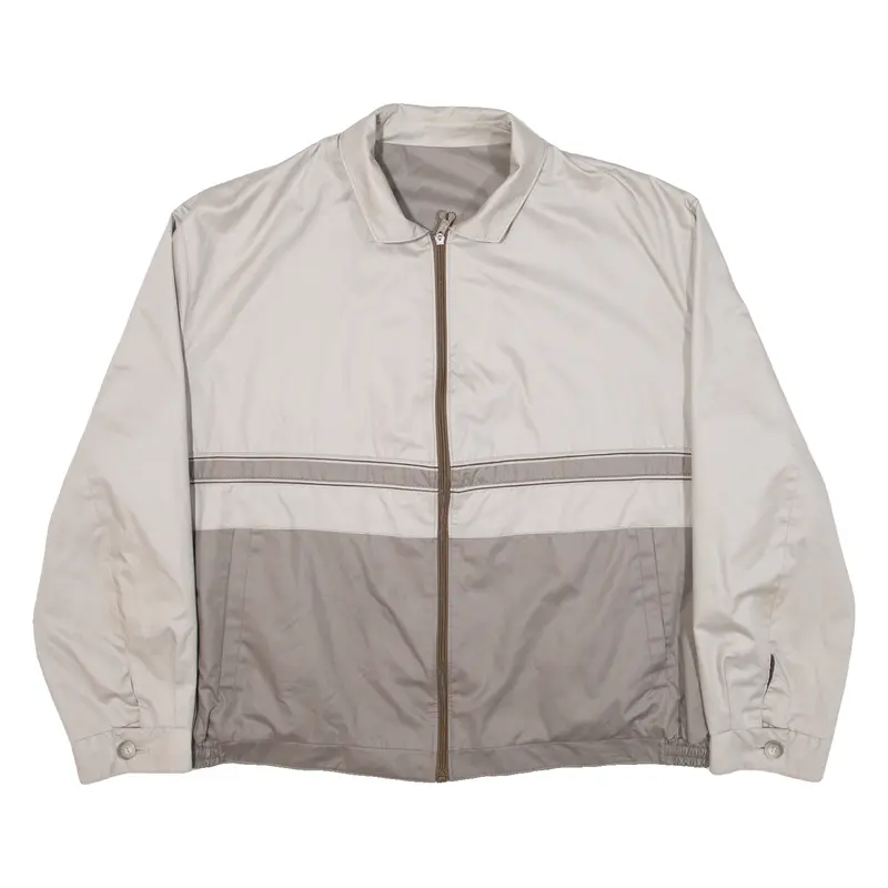 Reversible Mens Jacket Beige Xl 1