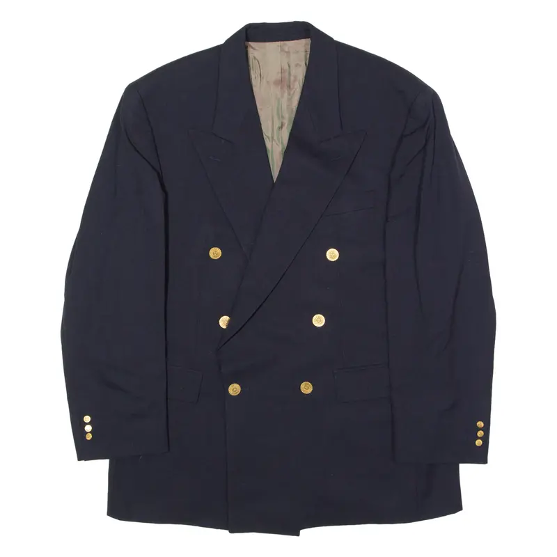 Ritex Mens Blazer Jacket Blue Wool Xl 1