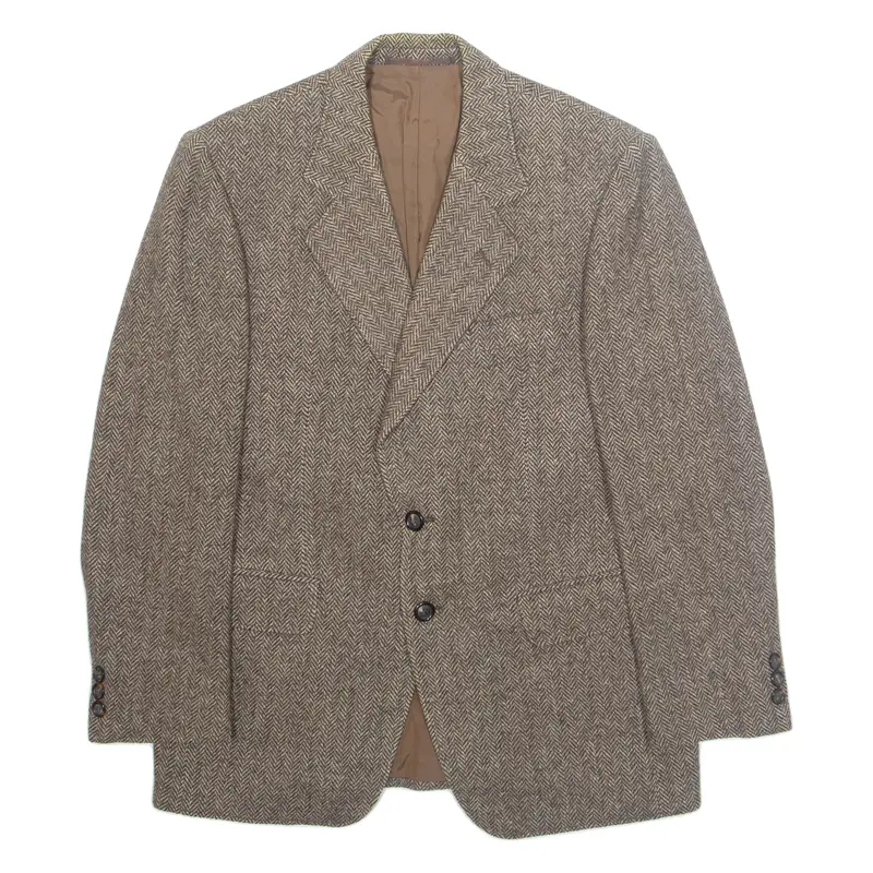 Ritex Mens Blazer Jacket Brown Wool L 1