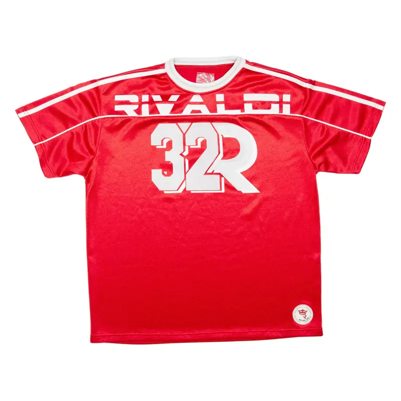 Rivaldi Mens Jersey Red Crew Neck Xl 1