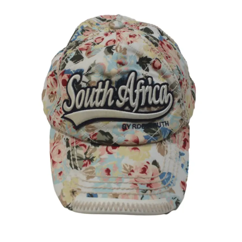 Robin Ruth Floral South Africa Snapback Cap Pink Womens One Size 1