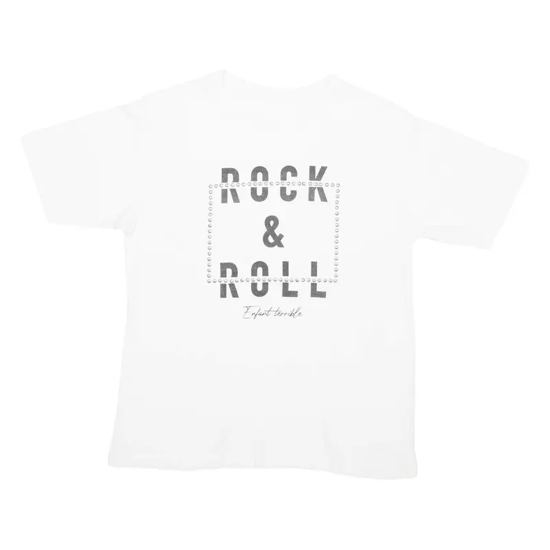Rock & Roll Womens T-Shirt White M 1
