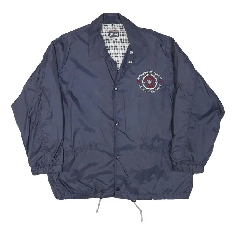 Rocky Mens Navy Blue Sailing & Raceteam Button Jacket Xs Polyester Blend 1