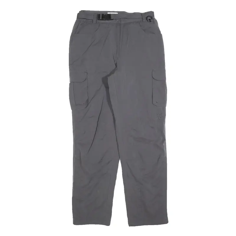 Rodeo Tecwear Lined Womens Grey Polyester Blend Regular Cargo Trousers W26 L30 1