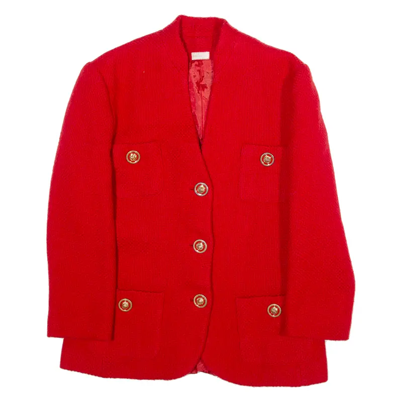 Roma Womens Blazer Coat Red S 1