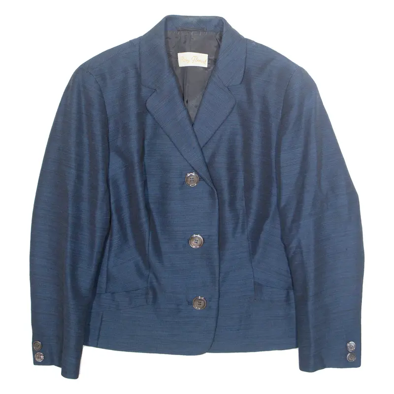 Rosy Forod Womens Blazer Jacket Blue M 1