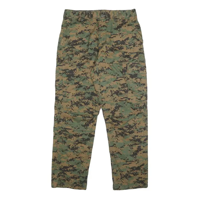 Rothco B.D.U Mens Cotton Blend Green Digital Camo Regular Trousers W32 L30 1