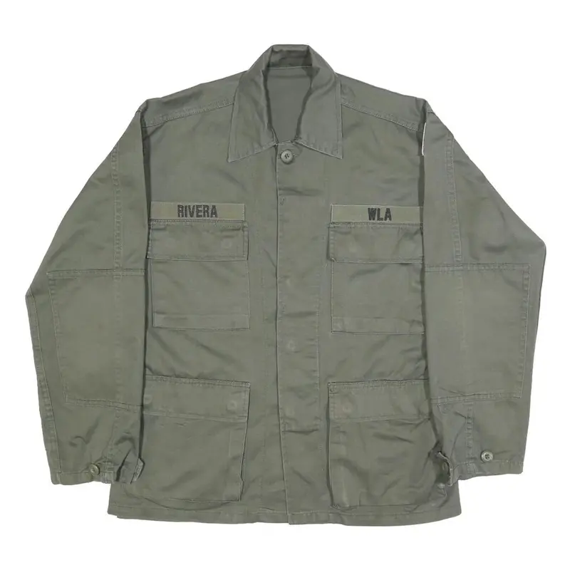 Rothco B.D.U Mens Green Button Cotton Blend Military Jacket S Combat Style 1