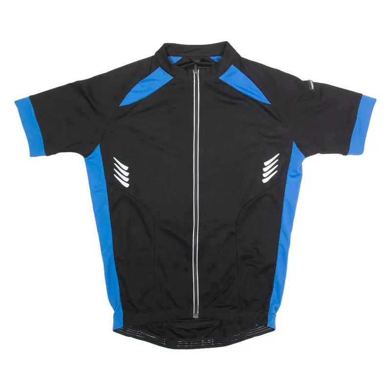 Rukka Cycling Zip Up Mens Jersey Black High Neck M 1