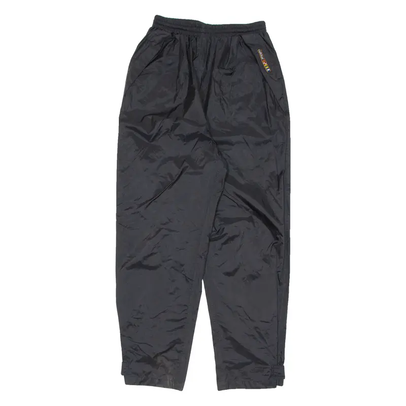 Rukka Mens Rain Trousers Black Nylon Wide-Leg S W25 L28 1