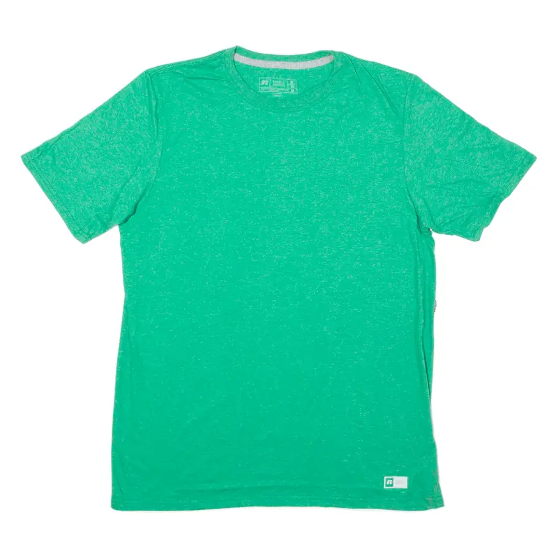 Russell Athletic Mens T-Shirt Green Crew Neck M 1