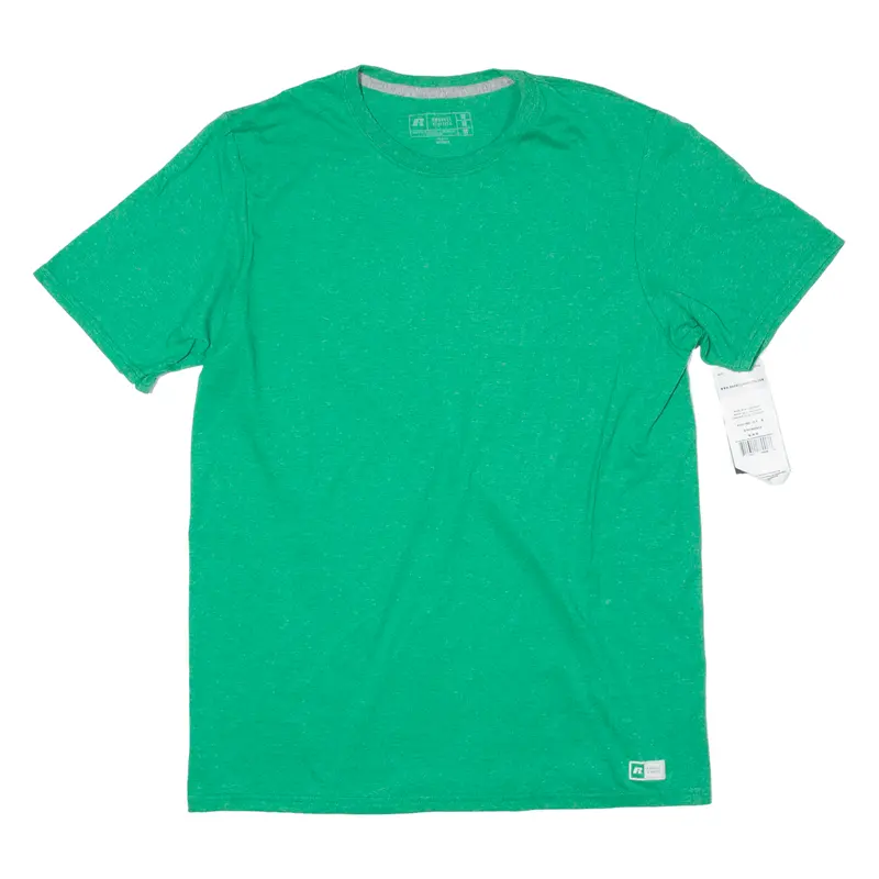 Russell Athletic Mens T-Shirt Green Crew Neck M 1