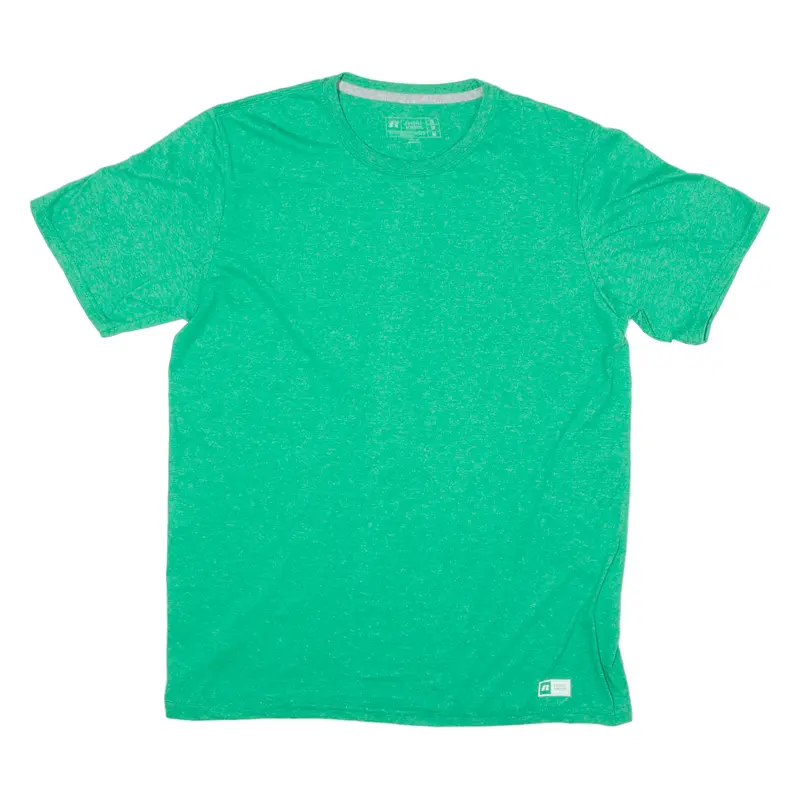 Russell Athletic Mens T-Shirt Green Crew Neck M 1
