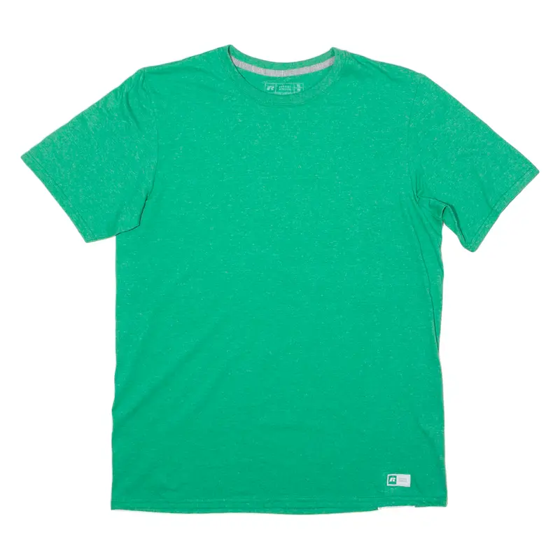 Russell Athletic Mens T-Shirt Green Crew Neck M 1