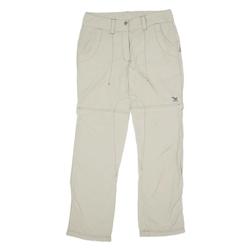 Salewa Outdoor 2 In 1 Womens Trousers Beige Slim Straight W34 L30 1