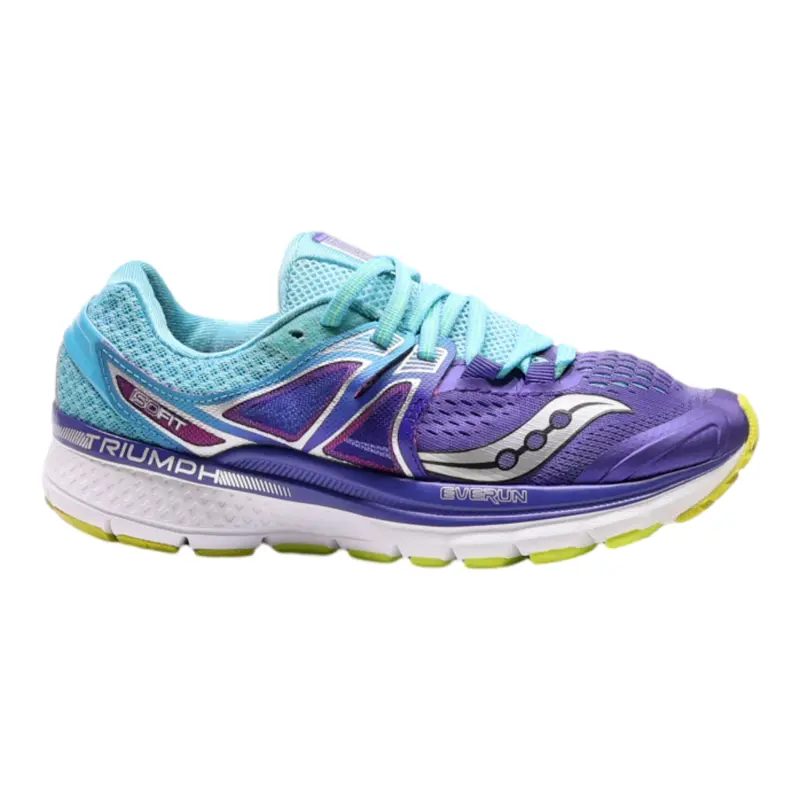 Saucony Iso Fit Everun Triumph Sneaker Trainers Blue Synthetic Womens Uk 5 1