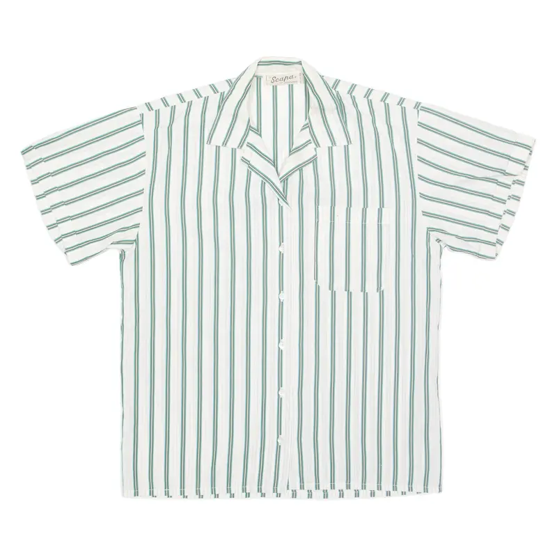 Scapa Mens Shirt White Striped S 1