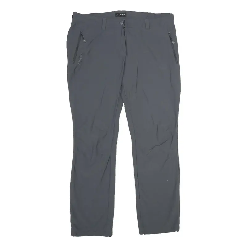 Schoffel Womens Polyamide Blend Regular Grey Trousers W36 L32 Outdoor Hiking Zip 1