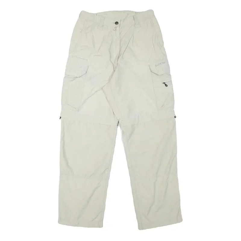 Schoffel Womens Polyester Blend Cream Relaxed Cargo Trousers W28 L28 Outdoor 1