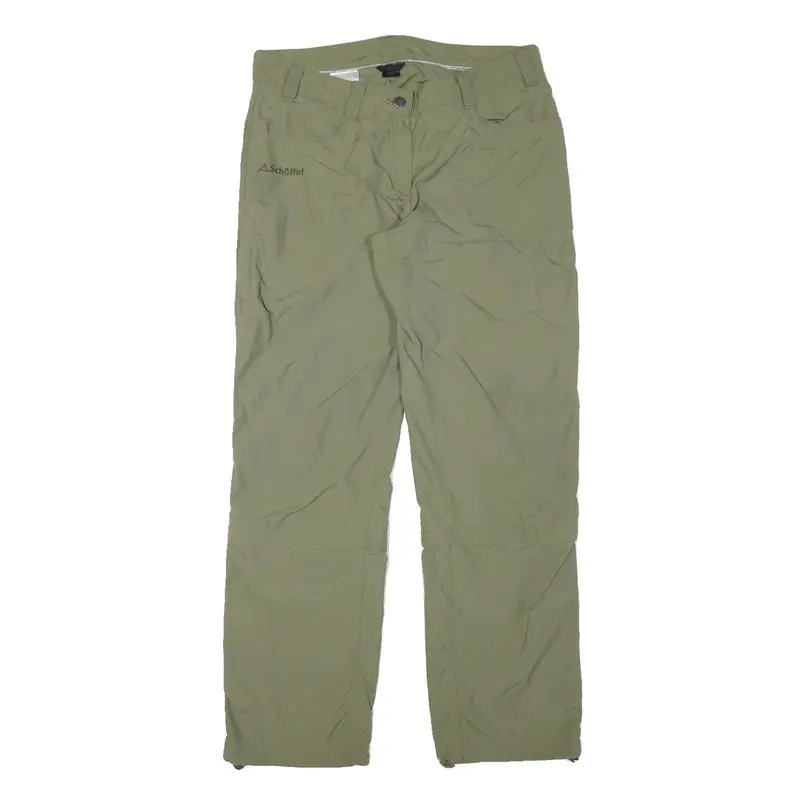 Schoffel Womens Polyester Blend Green Regular Straight Trousers W31 L29 Casual 1