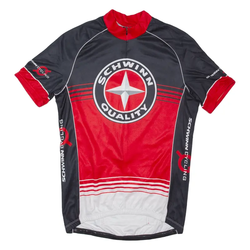 Schwinn Cycling Shirt Mens Jersey Black 1/2 Zip M 1