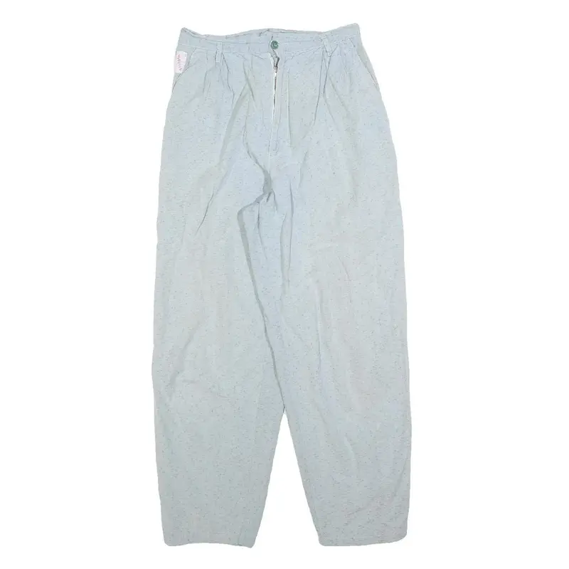 Scooter Womens Regular Fit Pale Grey Polyester Blend Zip Trousers W26 L27 1