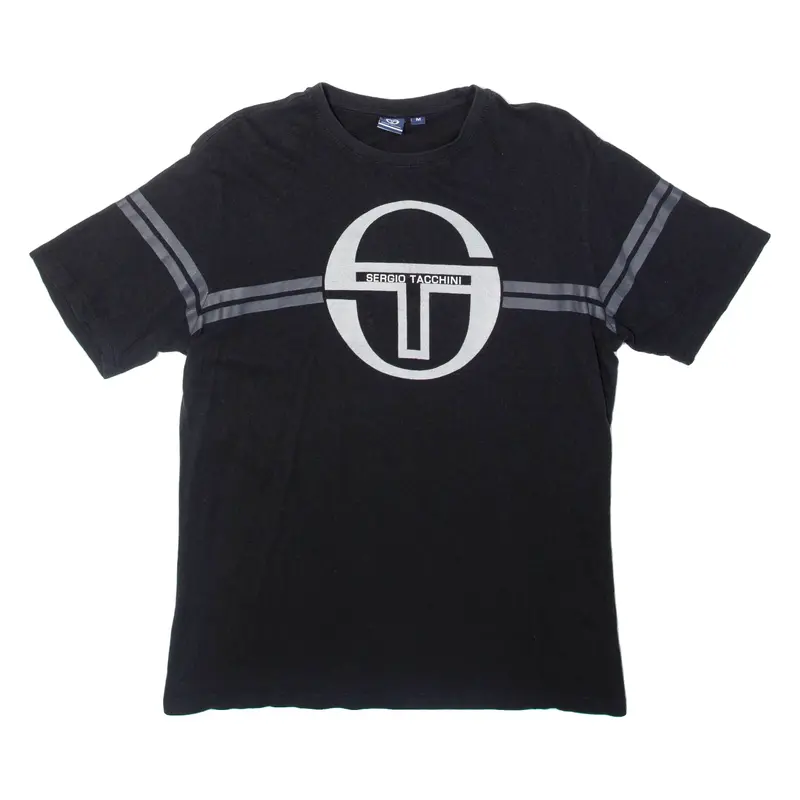 Sergio Tacchini Mens T-Shirt Black M 1