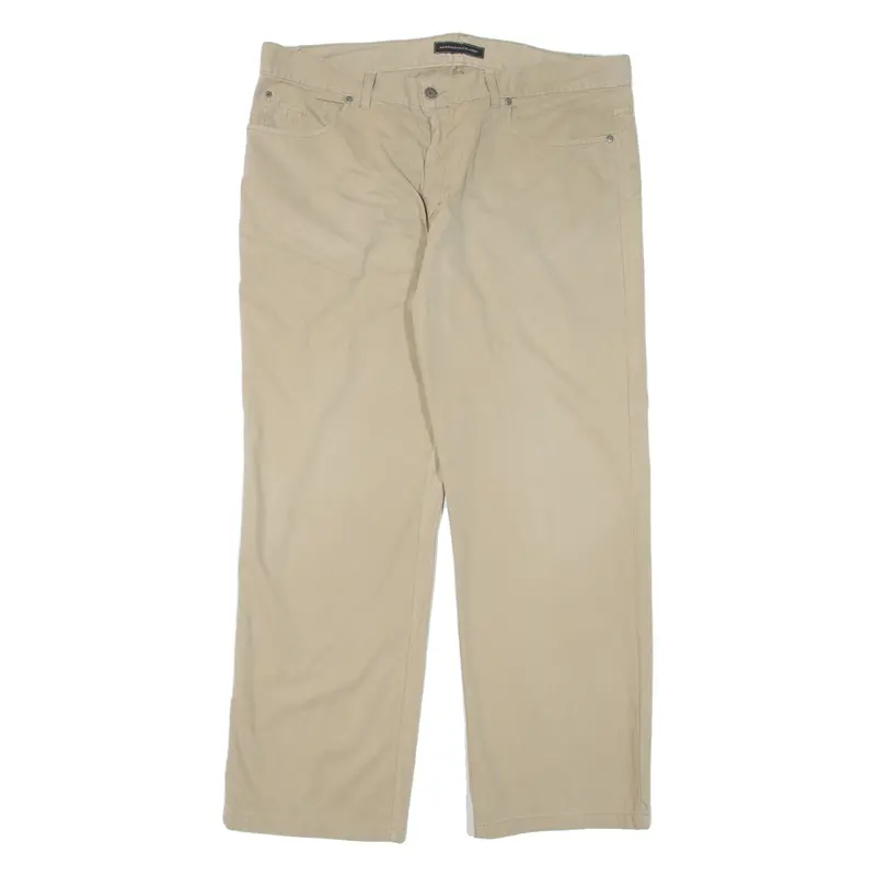 Sergio Tacchini Mens Trousers Beige Regular Straight W40 L31 1