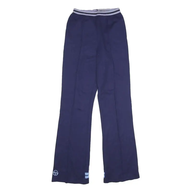 Sergio Tacchini Womens Joggers Navy & Light Blue S W22 L32 Wool Blend Relaxed 1