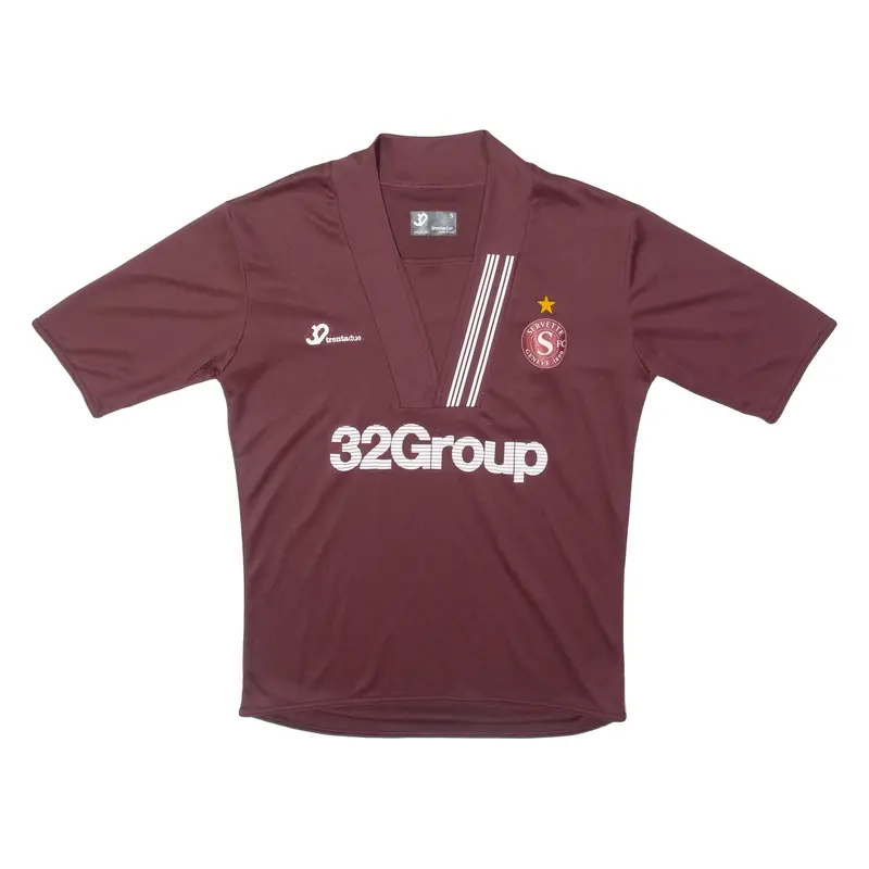 Servette Geneve Fc Mens Football Shirt Jersey Brown S 1