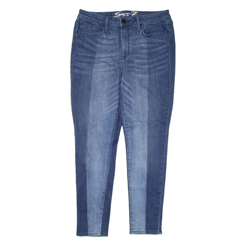 Seven Womens Jeans Blue Regular Tapered W32 L29 1