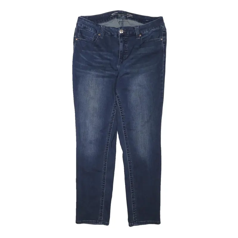 Seven7 Womens Jeans Blue Slim Skinny Denim Medium W34 L28 Stylish Zip 1