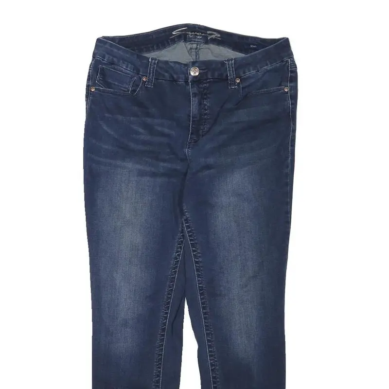 Seven7 Womens Jeans Blue Slim Skinny Denim Medium W34 L28 Stylish Zip 2