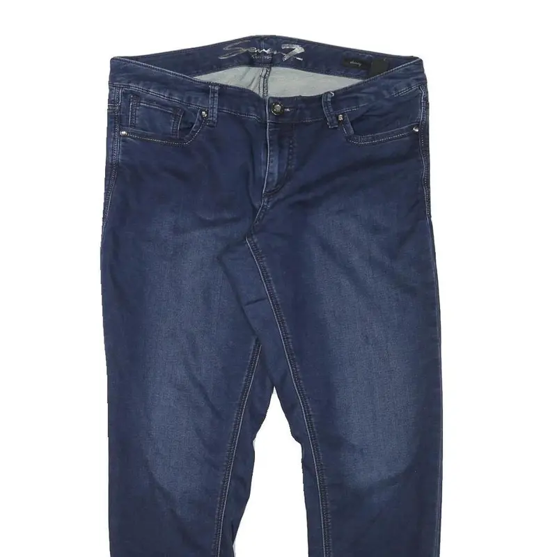 Seven7 Womens Jeans Blue Slim Skinny Denim Medium W36 L30 Stretch Cotton Blend 2