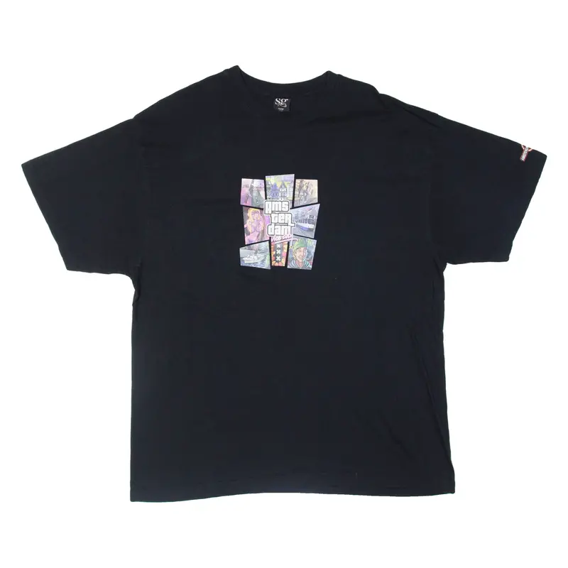 Sg Amsterdam Mens T-Shirt Black Xl 1