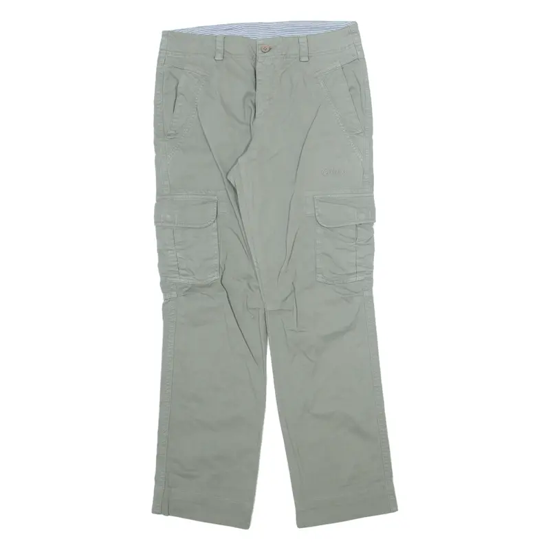 Sherpa Cargo Womens Trousers Grey Slim Straight W32 L32 1