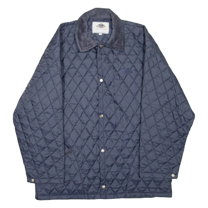 Sinclair Mens Quilted Jacket Blue Xl 1