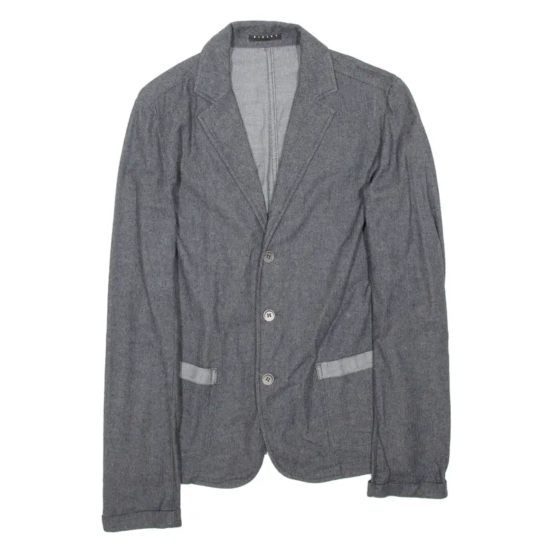 Sisley Womens Blazer Coat Grey S 1