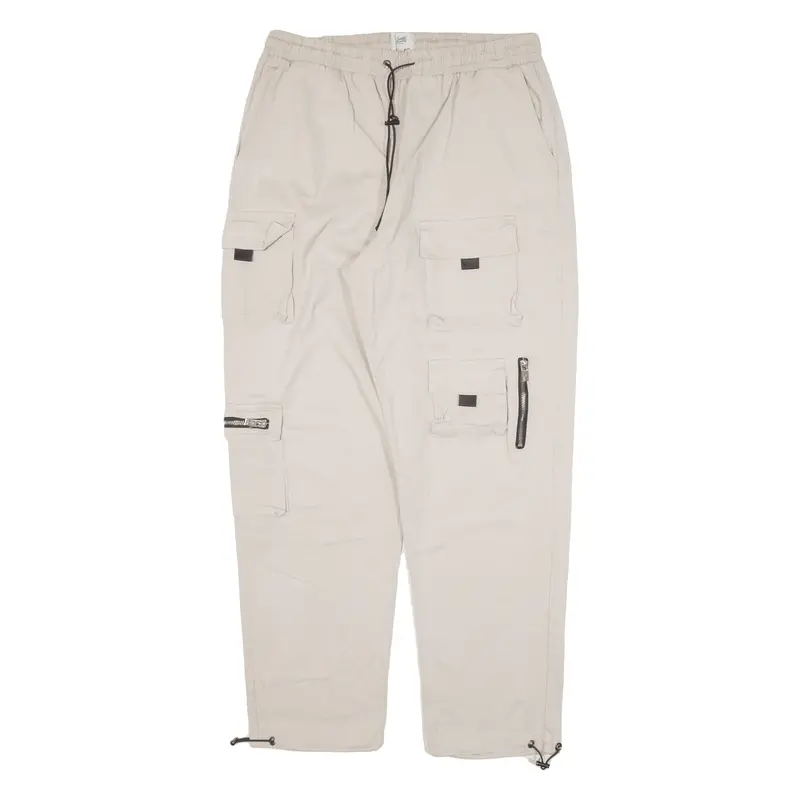 Sixth June Cargo Womens Trousers Beige Regular Tapered W31 L29 1