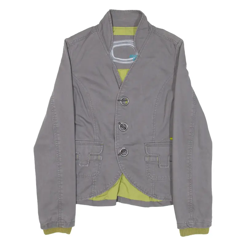 Skunk Funk Womens Blazer Jacket Grey S 1