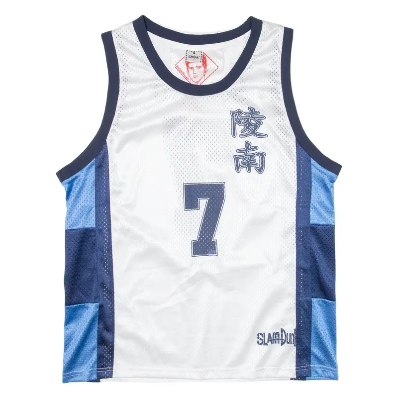 Slam Dunk Sendou Mens Jersey White Sleeveless Usa L 1