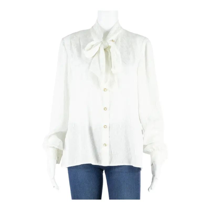 Smodell Womens Blouse White Long Sleeve Uk 10 1