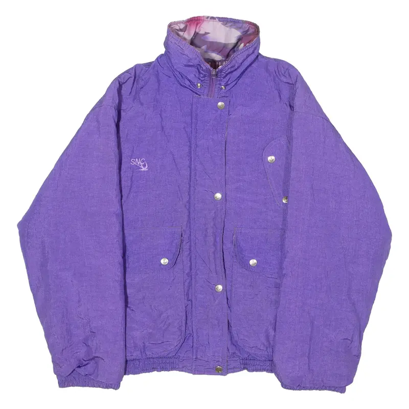 Snc Womens Ski Jacket Purple 80S Xl 1