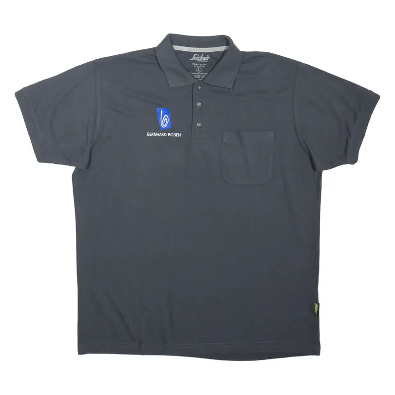 Snickers Mens Polo Shirt Black L 1