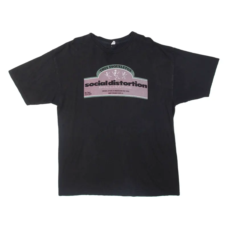 Social Distortion Mens T-Shirt Black Xl 1