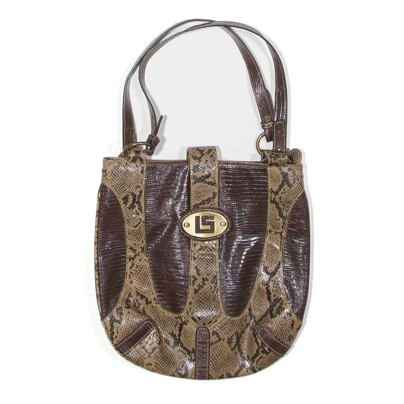 Solo Sorrant Leather Look Tote Bag Brown Womens 1