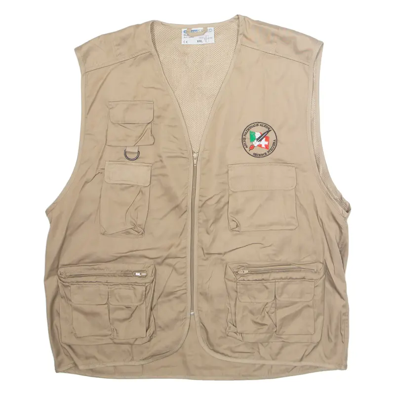 Sotto Zero Mens Gilet Beige 2Xl 1