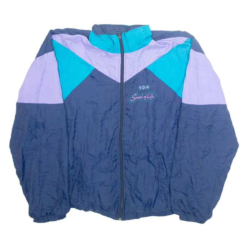 Speed Of Life Womens Shell Jacket Blue L 1